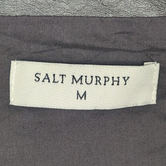 Salt Murphy Vegan Leather Set- Anderson Vest & Cargo Pants in Black Size, M / 32 - Picture 8 of 14